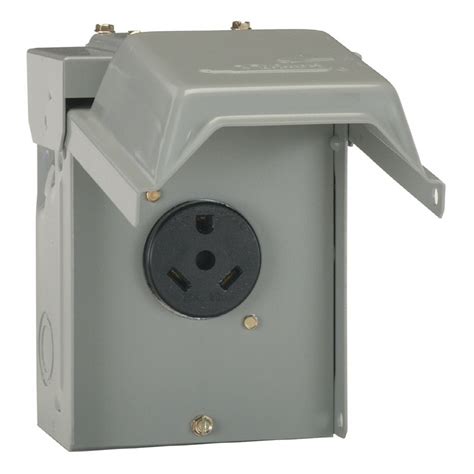 30 amp rv junction box lowe's|30 amp electrical outlet for rv.